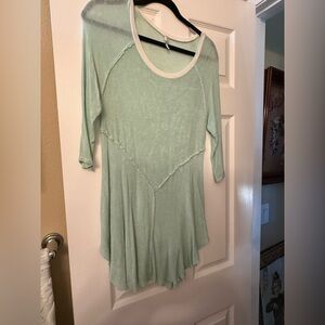 Free People by Intimately Mint Green Women's Tunic